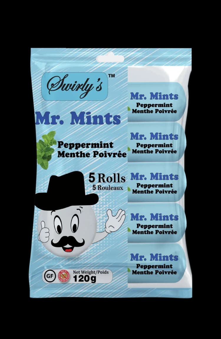 mr. mints peppermint rolls packet