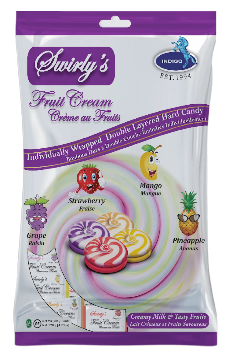 fruit cream packet